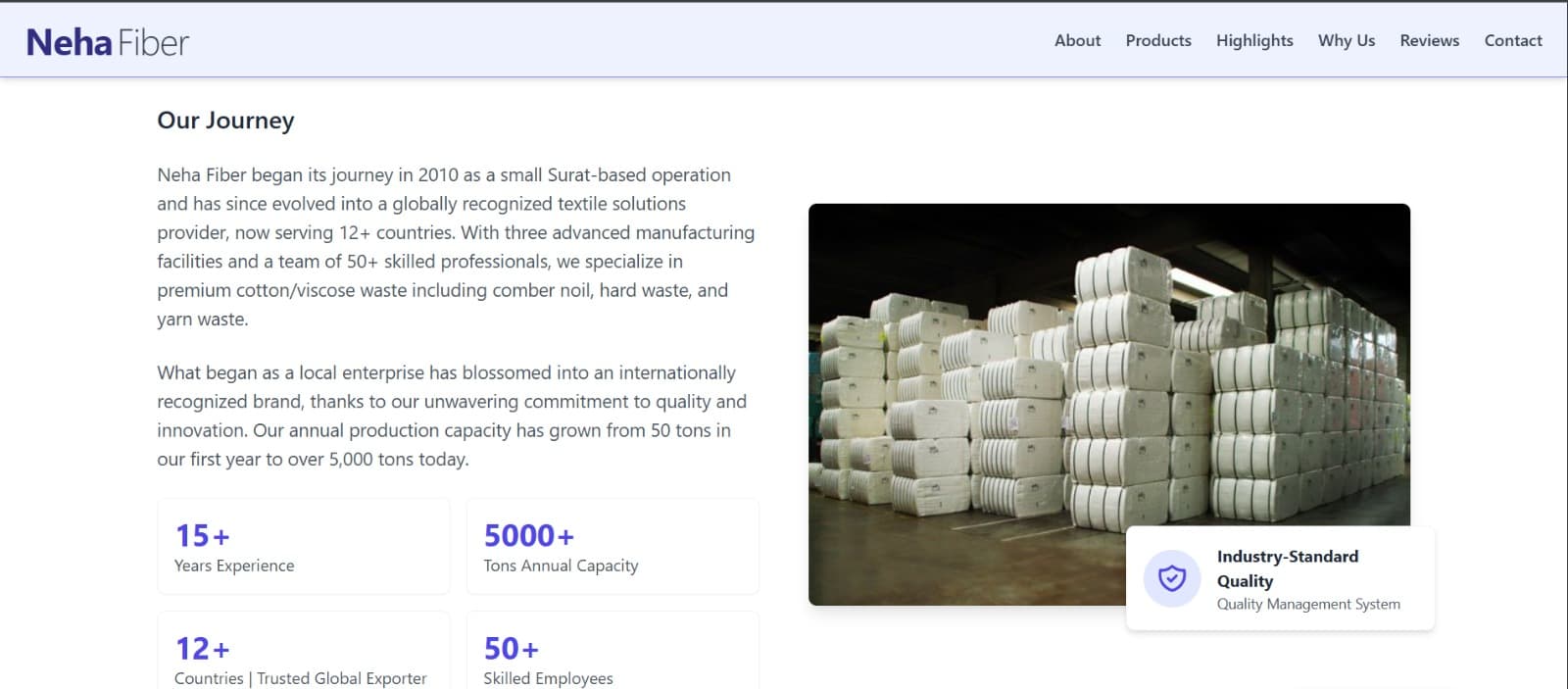 Neha Fiber screenshot 2