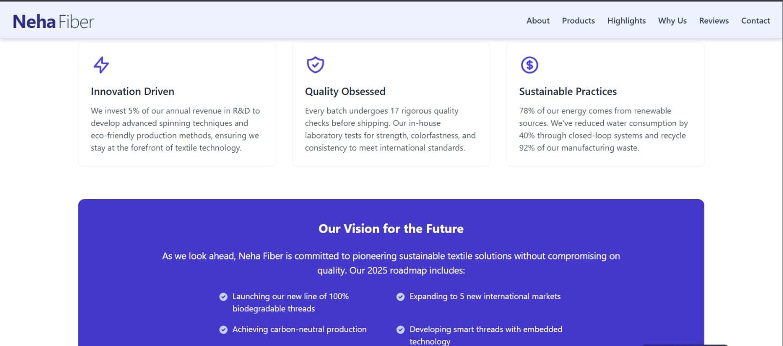 Neha Fiber screenshot 3