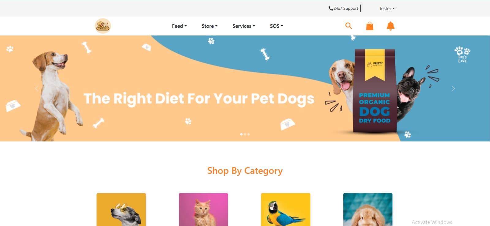 Animals Food Store screenshot 1