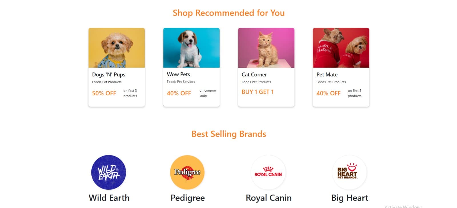 Animals Food Store screenshot 2